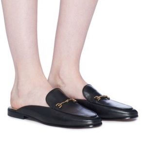 Sam Edelman Laurna Black Leather mule  Size 8